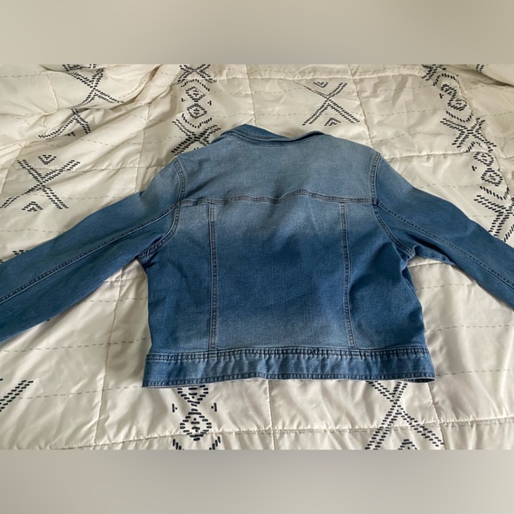 Celebrity Pink Blue Denim Jacket - Picture 2 of 3
